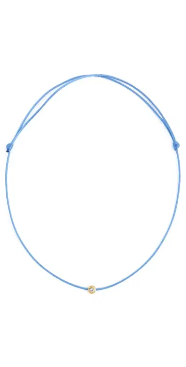 Dévé Mini Brise Soleil Necklace Blue One Size | Thumbnail 1
