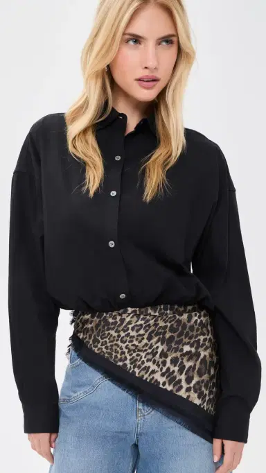 Nili Lotan Leopard Silk Twill Scarf | Thumbnail 4