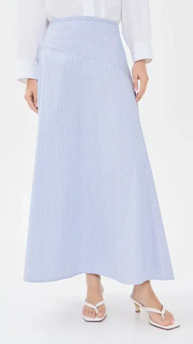 Theory Angle Yoke Skirt Blue Multi | Thumbnail 2 Theory Angle Yoke Skirt Blue Multi | Thumbnail 2