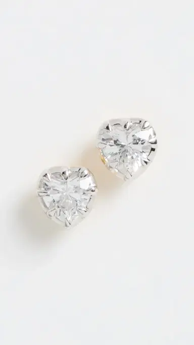 SHASHI Objection Studs Silver One Size | Thumbnail 2