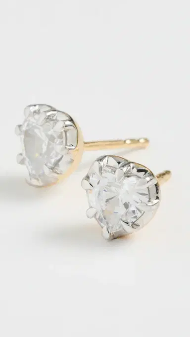 SHASHI Objection Studs Silver One Size | Thumbnail 4