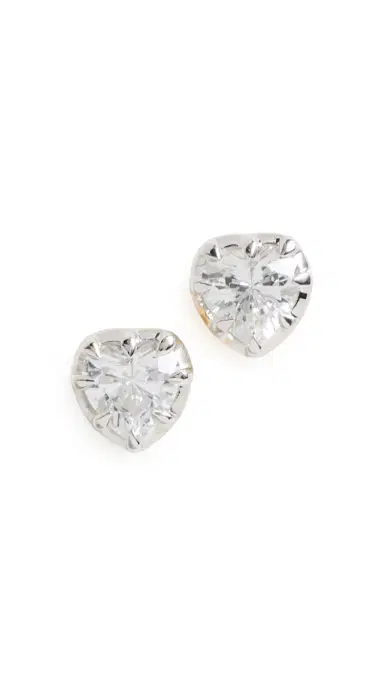 SHASHI Objection Studs Silver One Size | Thumbnail 5
