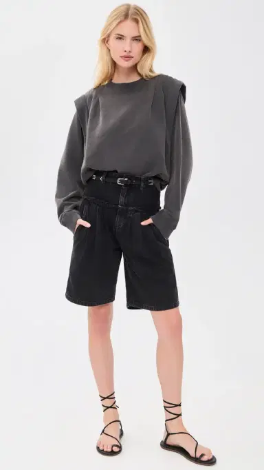 ISABEL MARANT ÉTOILE Soldy Sweatshirt Faded Black | Thumbnail 5 ISABEL MARANT ÉTOILE Soldy Sweatshirt Faded Black | Thumbnail 5