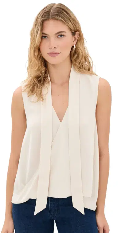 Ramy Brook Kennedy Blouse Bone | Thumbnail 1 Ramy Brook Kennedy Blouse Bone | Thumbnail 1
