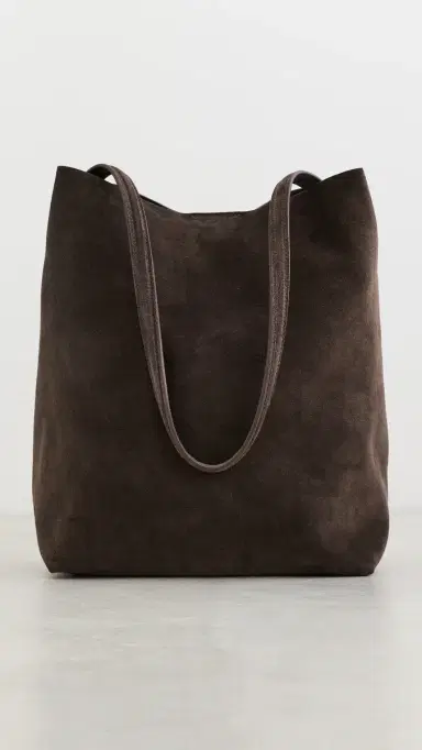 MANSUR GAVRIEL Everyday Cabas Shoulder Bag Ebony | Thumbnail 2 MANSUR GAVRIEL Everyday Cabas Shoulder Bag Ebony | Thumbnail 2