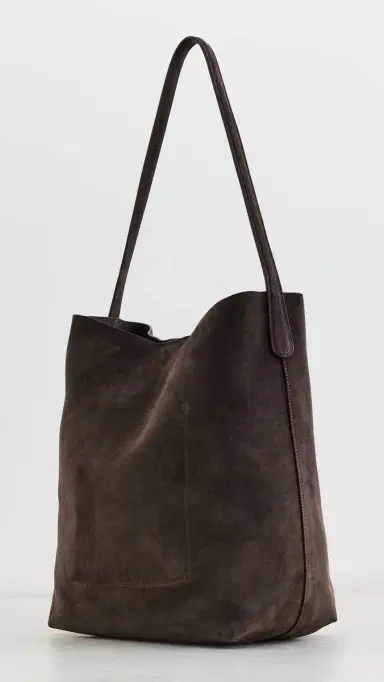 MANSUR GAVRIEL Everyday Cabas Shoulder Bag Ebony | Thumbnail 4 MANSUR GAVRIEL Everyday Cabas Shoulder Bag Ebony | Thumbnail 4