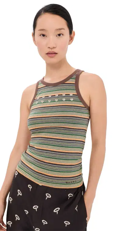 Marni Stripe Tank Top | Thumbnail 1 Marni Stripe Tank Top | Thumbnail 1