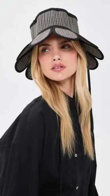 Lorna Murray Island Raffia Manhattan Hat | Thumbnail 3 Lorna Murray Island Raffia Manhattan Hat | Thumbnail 3