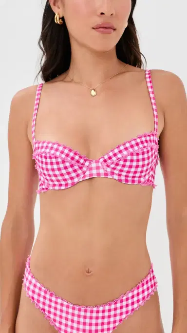 Peixoto Brooke Bikini Top Candy Gingham M | Thumbnail 2 Peixoto Brooke Bikini Top Candy Gingham M | Thumbnail 2