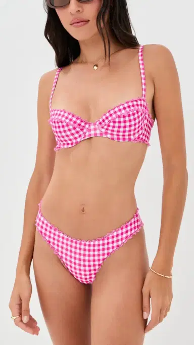 Peixoto Brooke Bikini Top Candy Gingham M | Thumbnail 5 Peixoto Brooke Bikini Top Candy Gingham M | Thumbnail 5