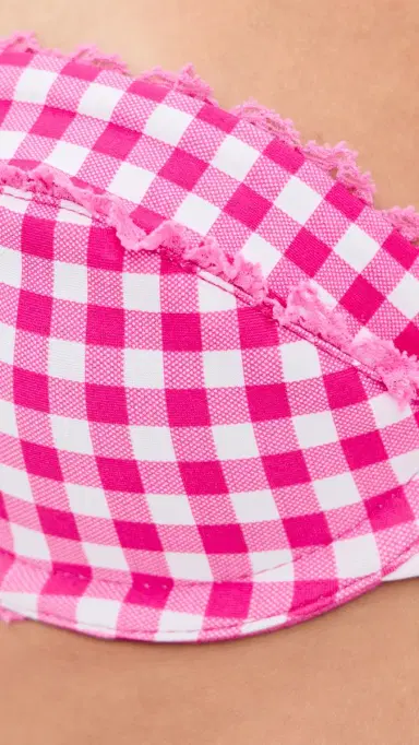 Peixoto Brooke Bikini Top Candy Gingham M | Thumbnail 6 Peixoto Brooke Bikini Top Candy Gingham M | Thumbnail 6
