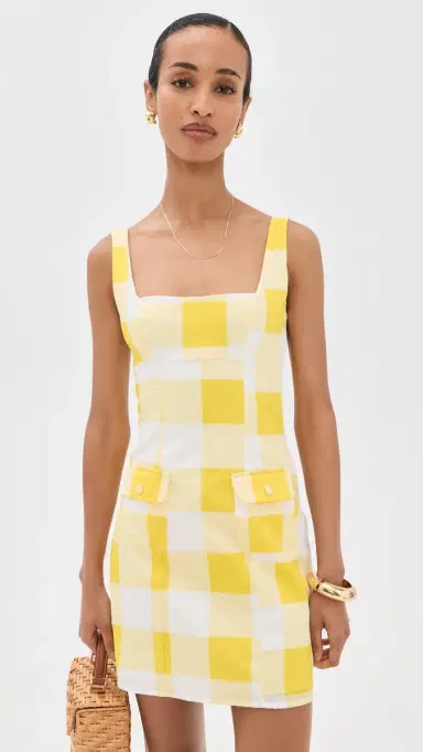 Peixoto argot Mini Dress Sunny Gingham | Thumbnail 2 Peixoto argot Mini Dress Sunny Gingham | Thumbnail 2