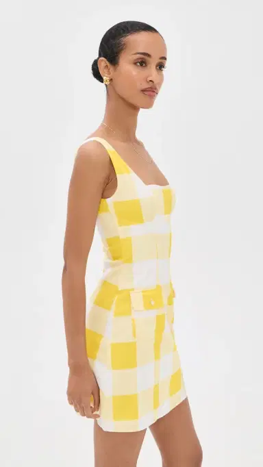 Peixoto argot Mini Dress Sunny Gingham | Thumbnail 4 Peixoto argot Mini Dress Sunny Gingham | Thumbnail 4