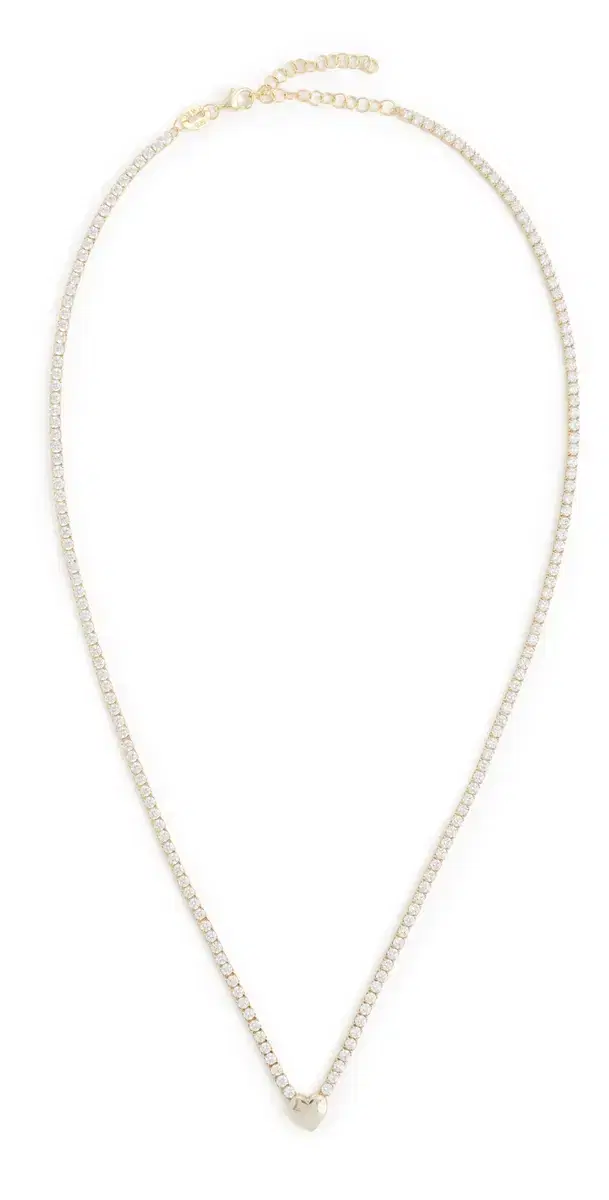 SHASHI Harvard Tennis Necklace Gold/Silver One Size