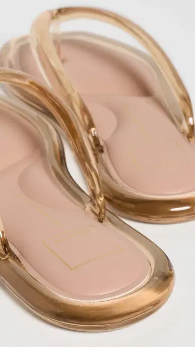 Dolce Vita Jozey Jelly Flip Flops Mocha | Thumbnail 4