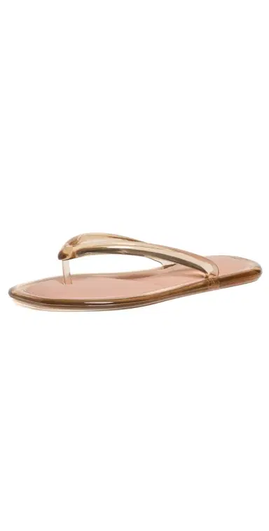 Dolce Vita Jozey Jelly Flip Flops Mocha | Thumbnail 1