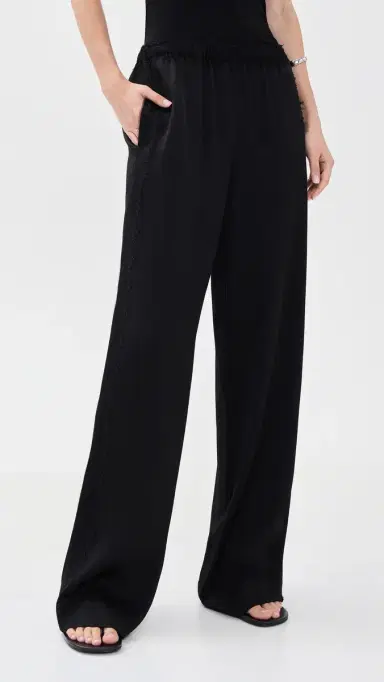 Vince Lace Trim Pull On Trousers | Thumbnail 2 Vince Lace Trim Pull On Trousers | Thumbnail 2