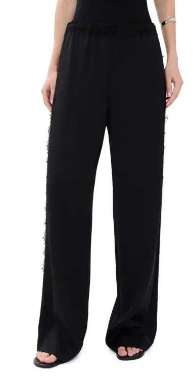 Vince Lace Trim Pull On Trousers | Thumbnail 1 Vince Lace Trim Pull On Trousers | Thumbnail 1