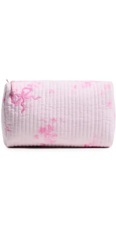 LoveShackFancy Octavia Quilted Bow Print Pouch | Thumbnail 1 LoveShackFancy Octavia Quilted Bow Print Pouch | Thumbnail 1