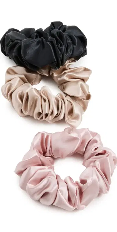 Slip Large Silk Scrunchie Set of 3 Multi One Size | Thumbnail 1