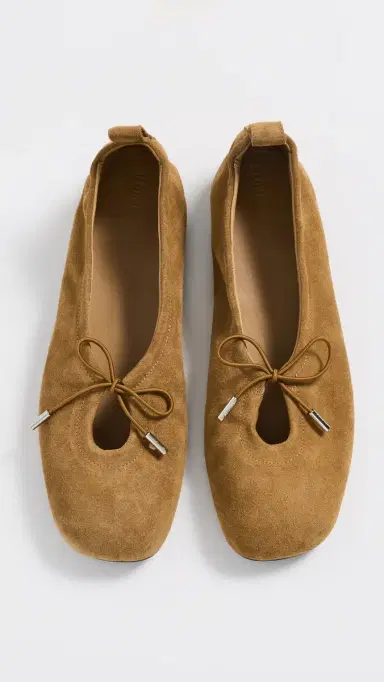 ALOHAS Rosalind Suede Ballet Flats Suede Tan | Thumbnail 5