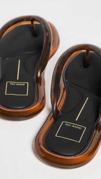 Dolce Vita Jozey Jelly Flip Flops Tortoise 9 | Thumbnail 4 Dolce Vita Jozey Jelly Flip Flops Tortoise 9 | Thumbnail 4