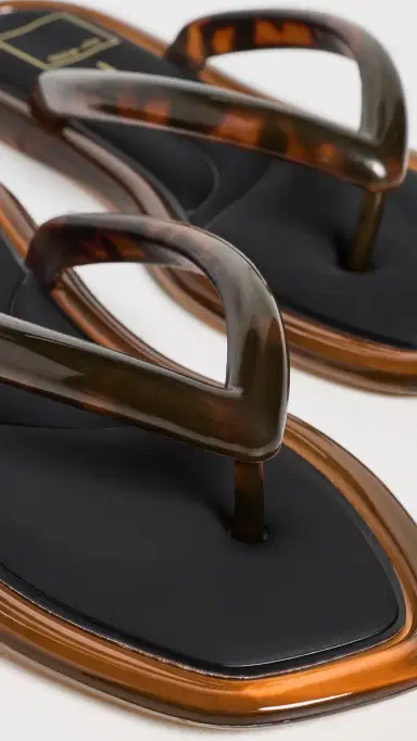 Dolce Vita Jozey Jelly Flip Flops Tortoise 9 | Thumbnail 6 Dolce Vita Jozey Jelly Flip Flops Tortoise 9 | Thumbnail 6