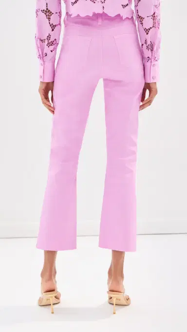 L'Agence Kendra Crop Flare Jeans | Thumbnail 3