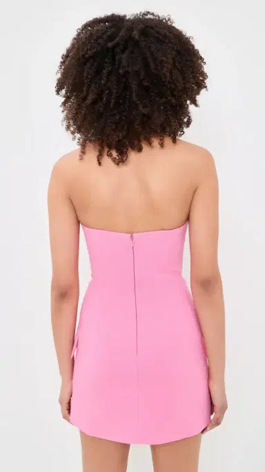 BARDOT Arvess Strapless Mini Dress Candy Pink | Thumbnail 3 BARDOT Arvess Strapless Mini Dress Candy Pink | Thumbnail 3