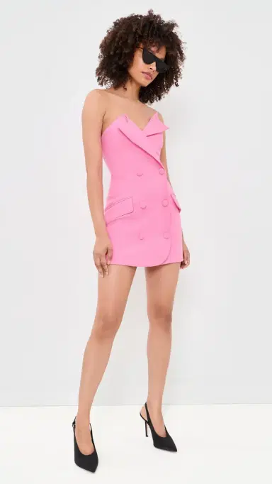 BARDOT Arvess Strapless Mini Dress Candy Pink | Thumbnail 5 BARDOT Arvess Strapless Mini Dress Candy Pink | Thumbnail 5