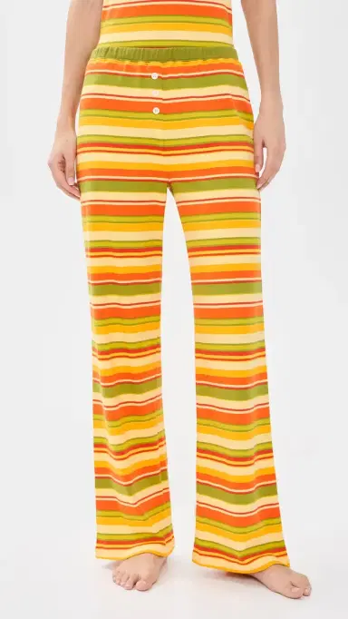 Cozyland by Morgan Lane Baby Jean Long PJ Set Autumn Multi | Thumbnail 5