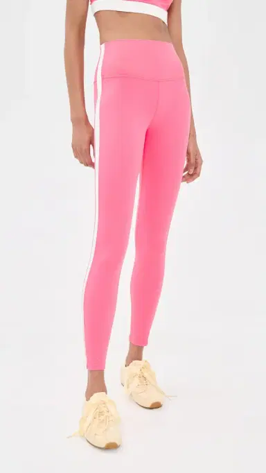 Splits59 Clare High Waist Rigor 7/8 Leggings Strawberry/White L | Thumbnail 2 Splits59 Clare High Waist Rigor 7/8 Leggings Strawberry/White L | Thumbnail 2