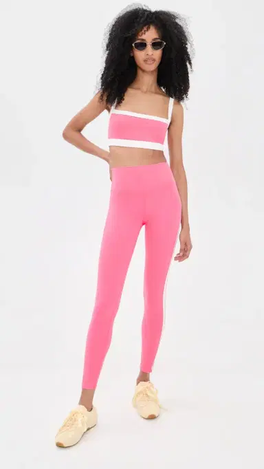 Splits59 Clare High Waist Rigor 7/8 Leggings Strawberry/White L | Thumbnail 5 Splits59 Clare High Waist Rigor 7/8 Leggings Strawberry/White L | Thumbnail 5