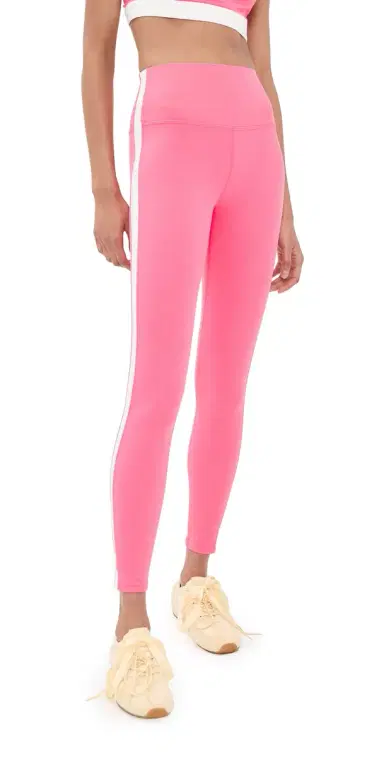 Splits59 Clare High Waist Rigor 7/8 Leggings Strawberry/White L | Thumbnail 1 Splits59 Clare High Waist Rigor 7/8 Leggings Strawberry/White L | Thumbnail 1