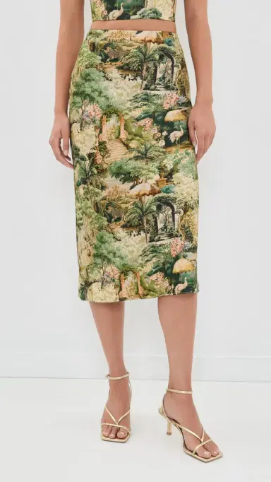 Alice + Olivia Maeve Slip Skirt | Thumbnail 2