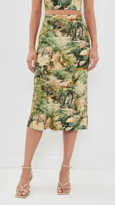Alice + Olivia Maeve Slip Skirt | Thumbnail 3