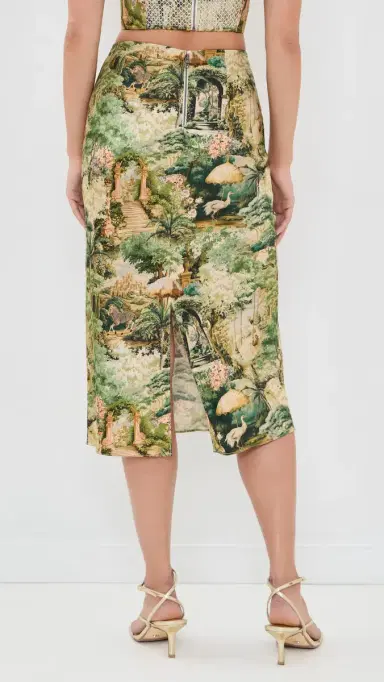 Alice + Olivia Maeve Slip Skirt | Thumbnail 4
