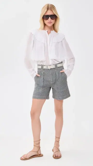 ISABEL MARANT ÉTOILE Kelmon Top White 44 | Thumbnail 5