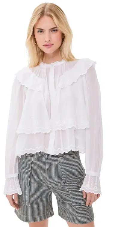 ISABEL MARANT ÉTOILE Kelmon Top White 44 | Thumbnail 1