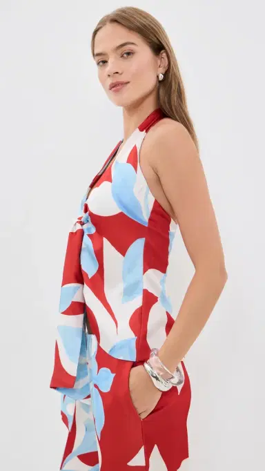 SEVEN WONDERS Kaeli Halter Top Amoree Red | Thumbnail 4 SEVEN WONDERS Kaeli Halter Top Amoree Red | Thumbnail 4