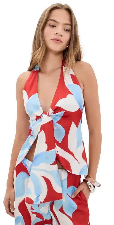 SEVEN WONDERS Kaeli Halter Top Amoree Red | Thumbnail 1 SEVEN WONDERS Kaeli Halter Top Amoree Red | Thumbnail 1