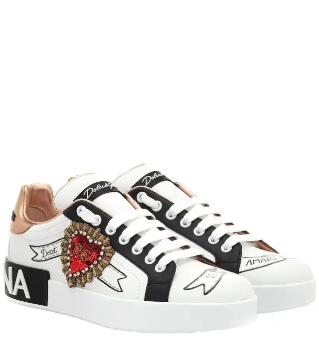 Dolce & Gabbana Portofino leather sneakers