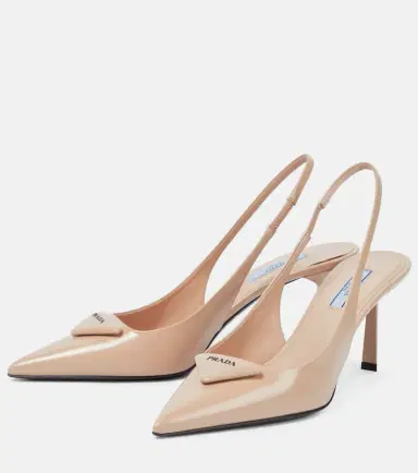 Prada Leather slingback pumps | Thumbnail 2