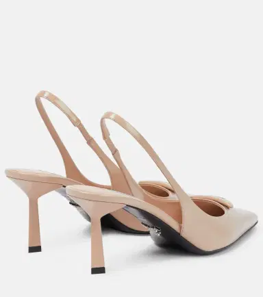 Prada Leather slingback pumps | Thumbnail 4