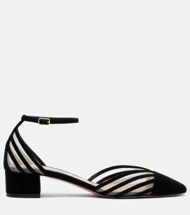 Aquazzura Alana 35 suede pumps | Thumbnail 3 Aquazzura Alana 35 suede pumps | Thumbnail 3