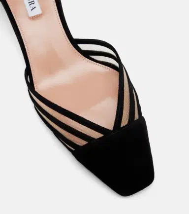 Aquazzura Alana 35 suede pumps | Thumbnail 4 Aquazzura Alana 35 suede pumps | Thumbnail 4