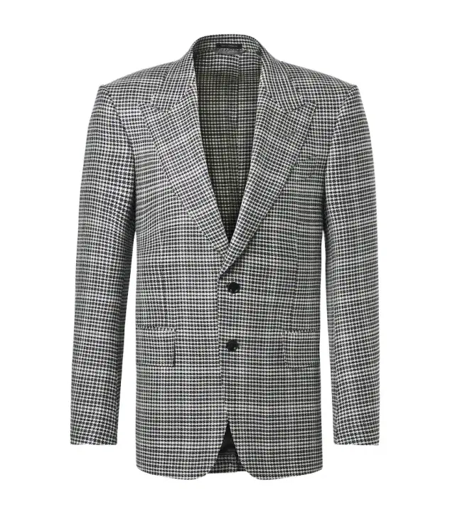 Tom Ford Checked wool-blend suit jacket