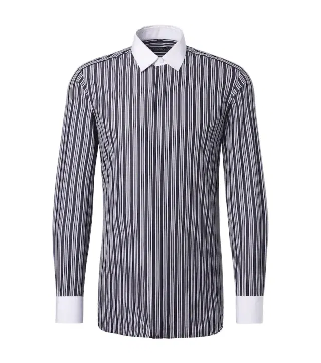 Tom Ford Striped cotton poplin shirt