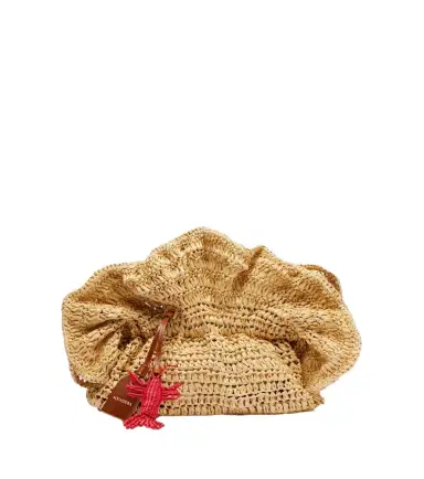 Aquazzura Paradise raffia clutch | Thumbnail 1