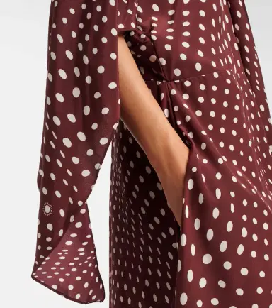 Stella McCartney Polka-dot tie-neck silk midi dress | Thumbnail 6 Stella McCartney Polka-dot tie-neck silk midi dress | Thumbnail 6